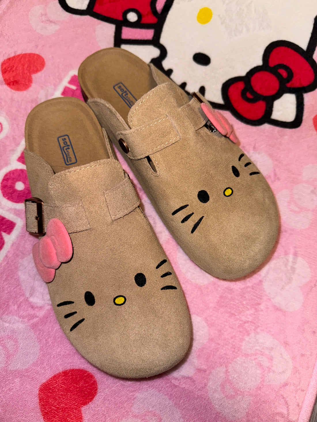 Sandale HELLO KITTYS beige