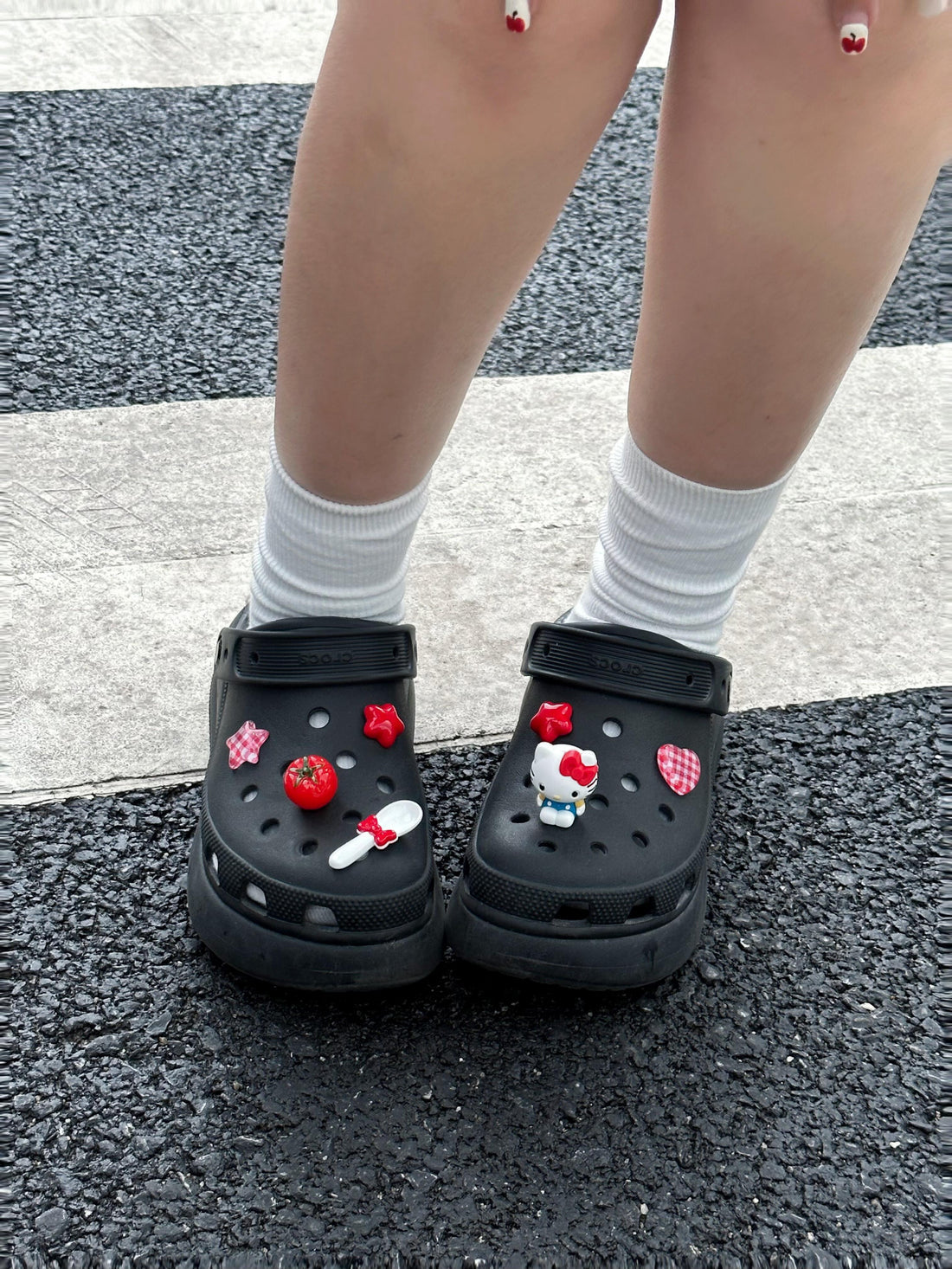 Crocs HELLO KITTYS black
