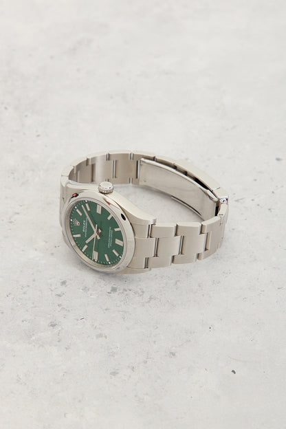 Rolex Oyster perpetual green 34 mn