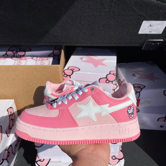 Bapesta HELLO KITTYS rose