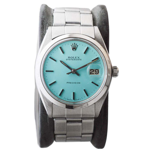 Rolex Oyster Date blue 36 mn