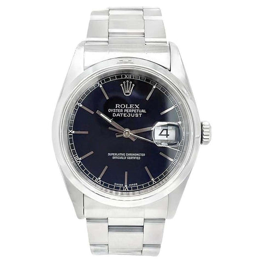 Rolex Oyster Date blue 32 mn